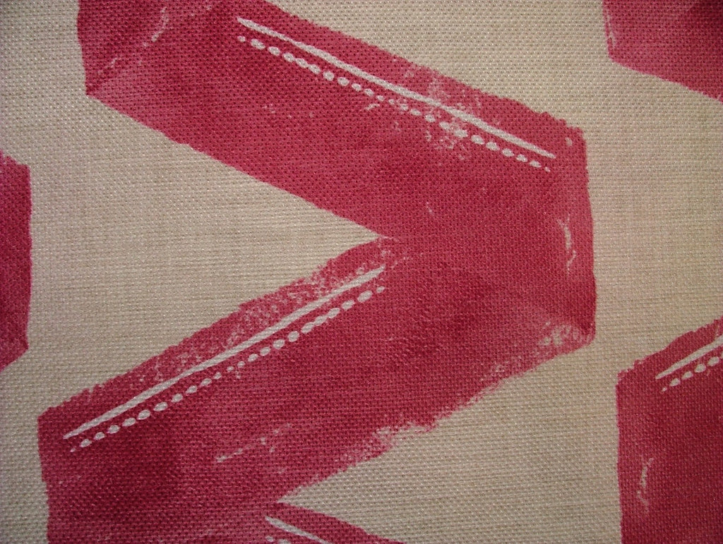 2 Metres Zigana Granita Linen Blend ZigZag Fabric - Curtain Upholstery Cushion6