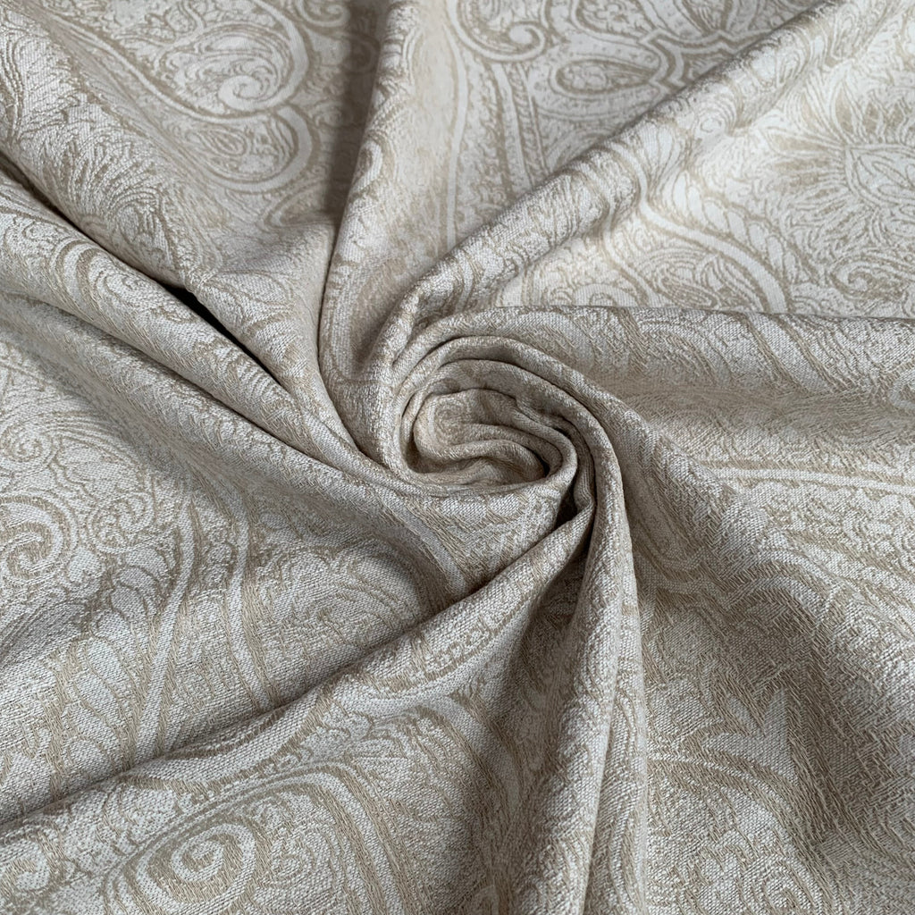 Woven Jacquard Curtain Fabric iLiv 3.8 Metres Etta Ivory Upholstery Cushion8