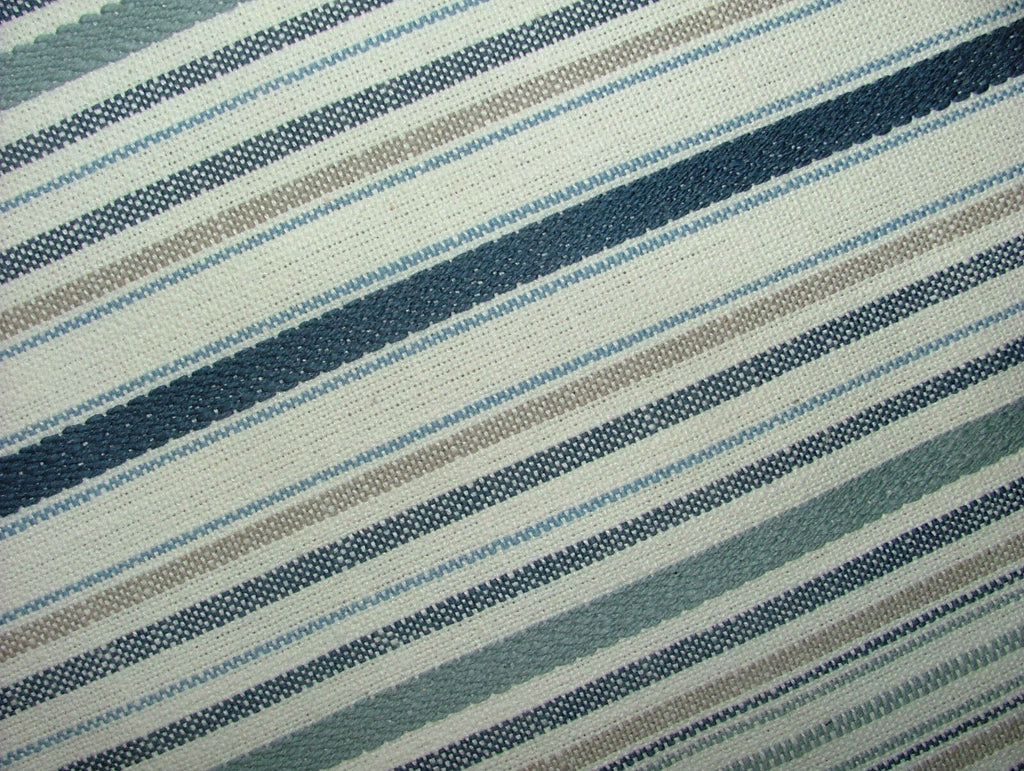 3 Metres iLiv Somerville Riviera Woven Stripe Curtain Upholstery Cushion Fabric