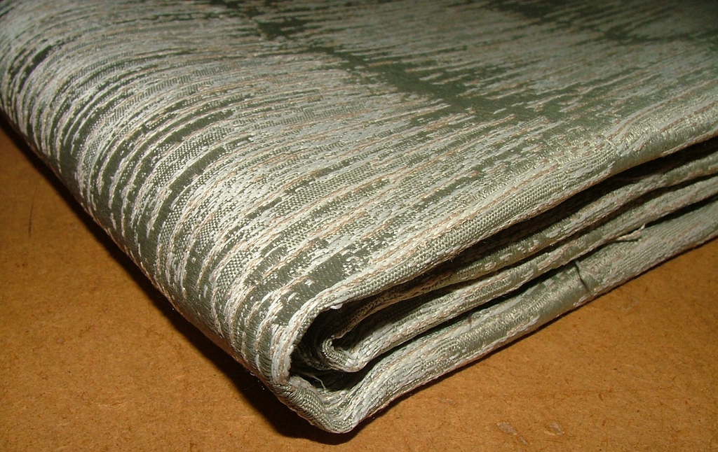 Fabric Remnants Woven Jacquard 1.8 Metres iLiv Chymic Sage FR Curtain  Cushion5