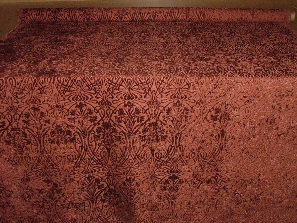 1.1 Metres iLiv Tiverton Cayenne Chenille Fabric Upholstery Cushion Curtain4