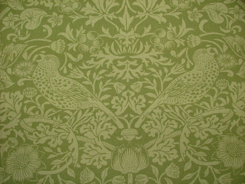 William Morris Strawberry Thief Apple Cotton Curtain Upholstery Cushion Fabric