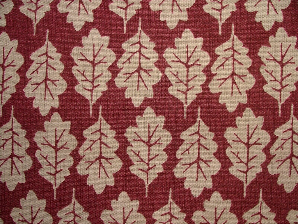 4 Metres iLiv Oak Leaf Maasai 100% Cotton Fabric Cushion Curtain Upholstery