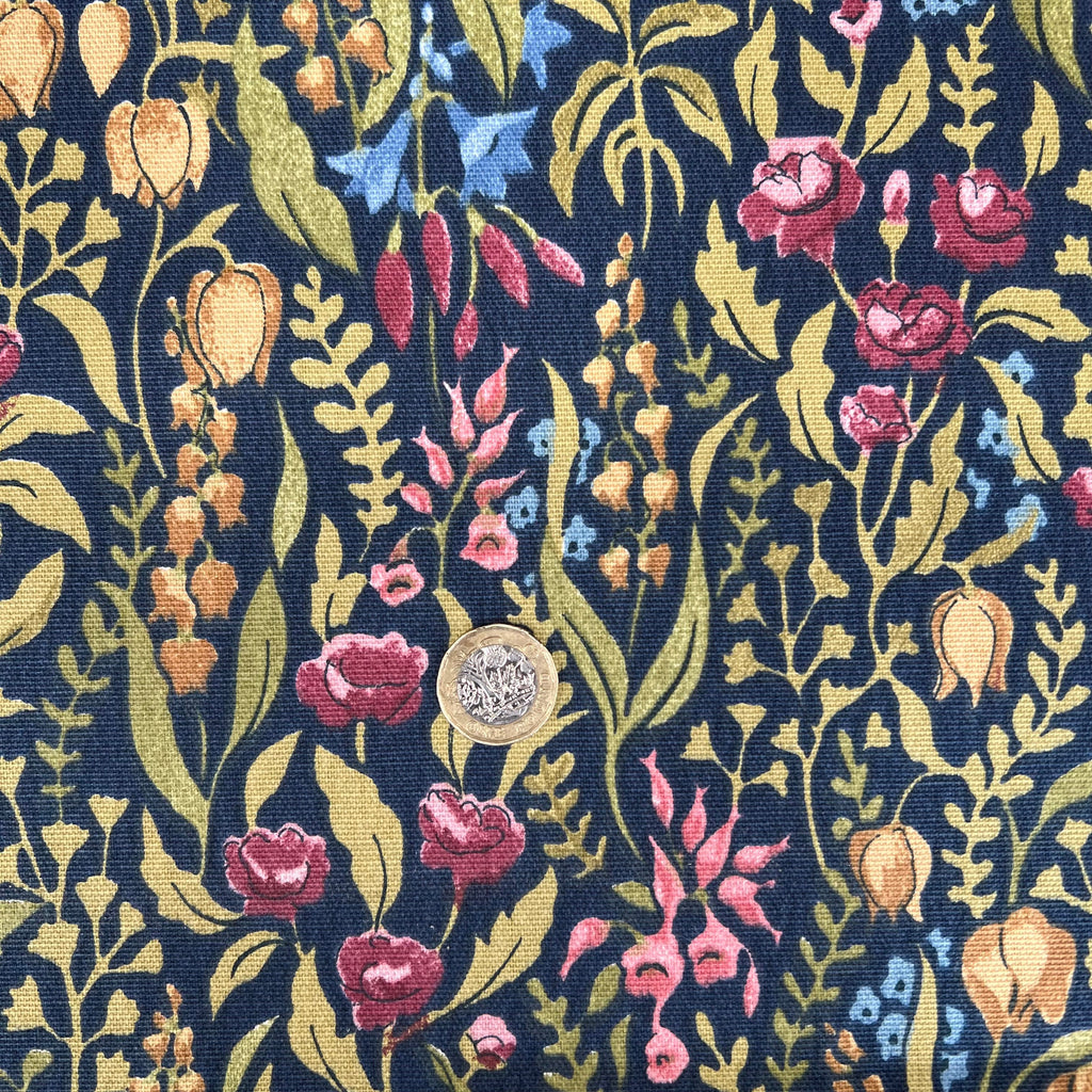 1.1 Metres Kelmscott Jewel Woven Cotton Fabric Cushion Curtain Upholstery11