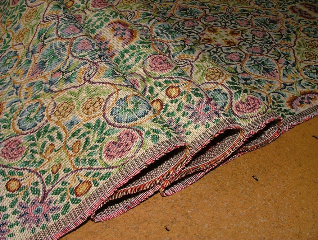 William Morris Rose And Pomegranate Tapestry Curtain Upholstery Cushion Fabric