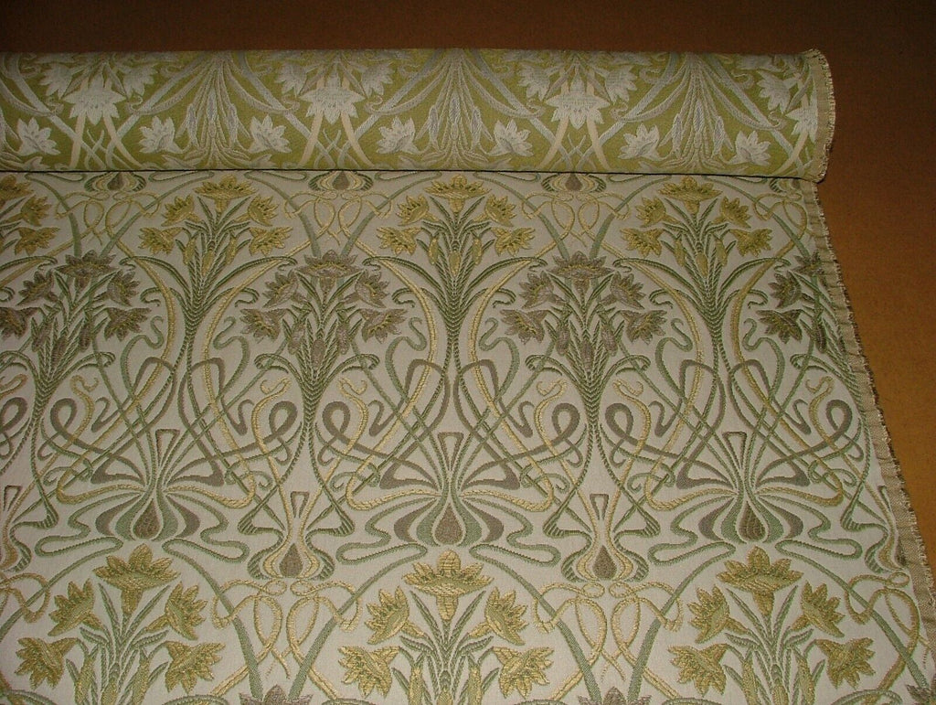 Art Nouveau Thick Jacquard Sand Designer Curtain Upholstery Cushion Use Fabric