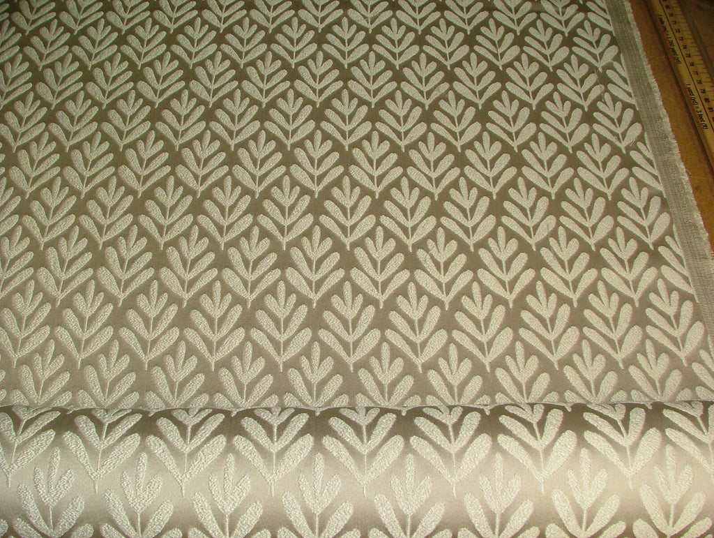 iLiv Woven Jacquard Fabric 3.9 Metres Wyre Putty Curtain Upholstery Cushion3