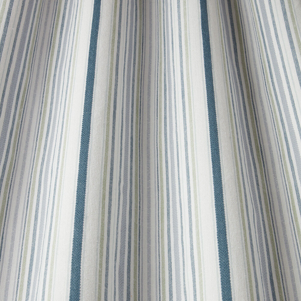 2.1 Metres iLiv Somerville Aqua Woven Stripe Curtain Upholstery Cushion Fabric