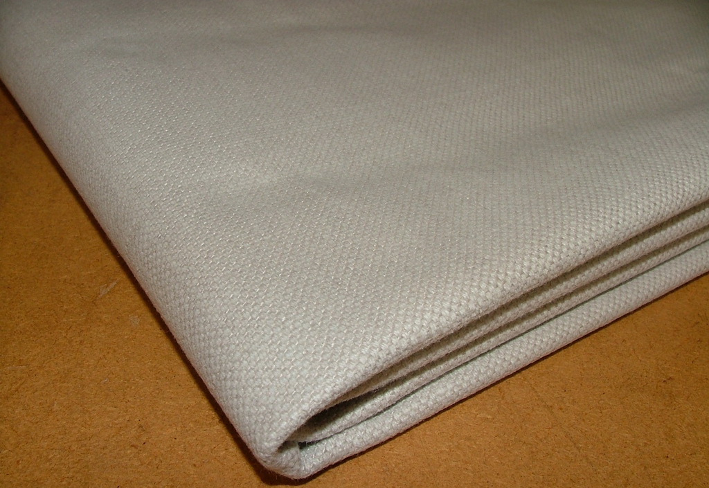 Fabric Remnants Romo Linara Silver Linen Union Upholstery Cushion 128cms1