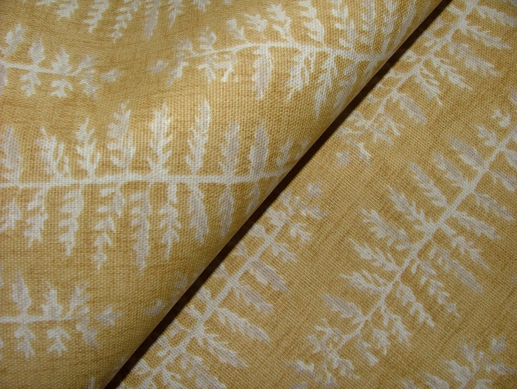 4.8 Metres iLiv Fernia Mustard Woven Cotton Fabric Cushion Curtain Upholstery