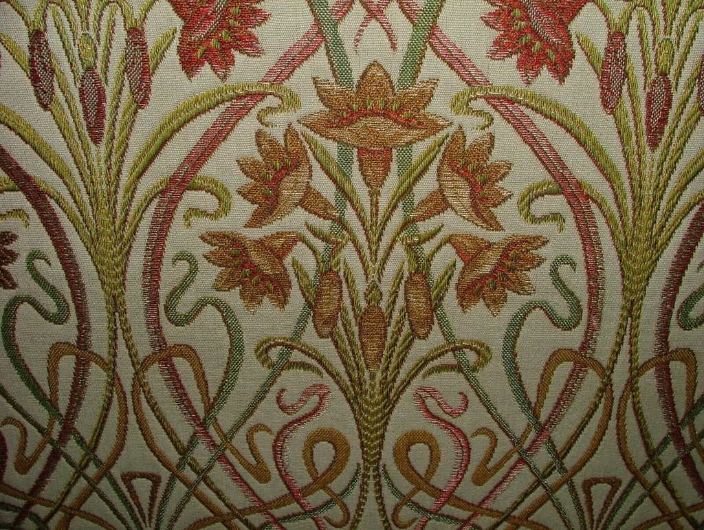 Art Nouveau Autumn Thick Designer Jacquard Curtain Upholstery Cushion Use Fabric