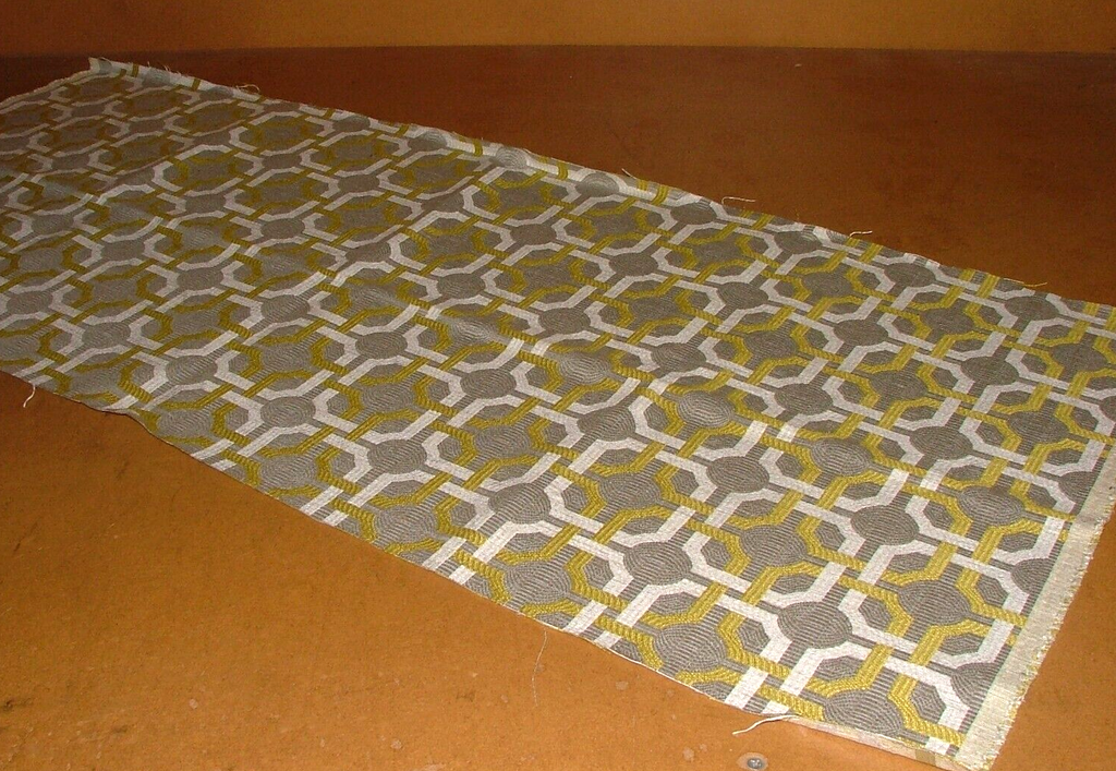 59cms Romo Orton Wasabi Geometric Weave Fabric Upholstery RRP £66.08