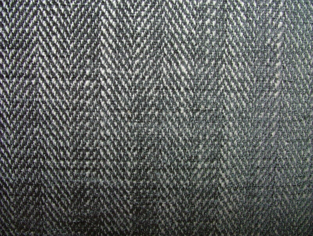 20 Metres Herringbone Grey Linen Blend Curtain Upholstery Fabric RRP £560.00