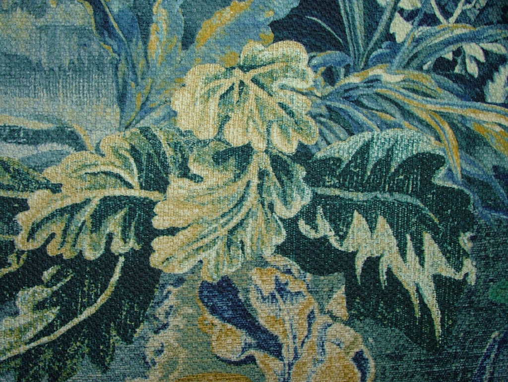 1 Metre iLiv Elysian Delft Thick Woven Cotton Curtain Upholstery Fabric10