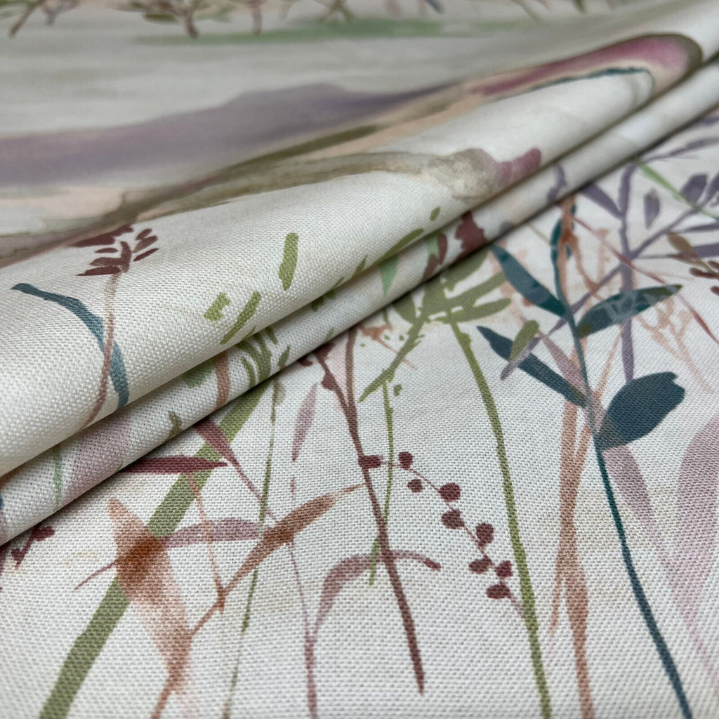 2.5 Metres iLiv Marshlands Eucalyptus Cotton Fabric Cushion Curtain Upholstery