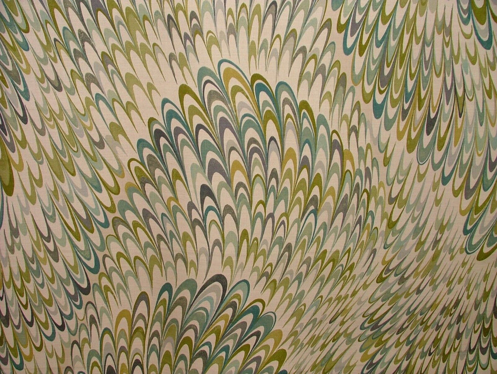 2.5 Metres Seraphina Moss 100% Cotton Curtain Upholstery Cushion Blind Fabric