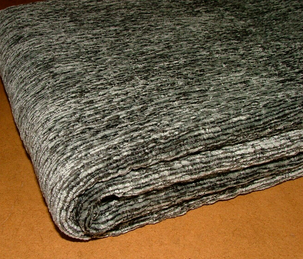 1.1 Metre Romo Black Edition Novoli Eucalyptus Chenille Fabric RRP £160.05