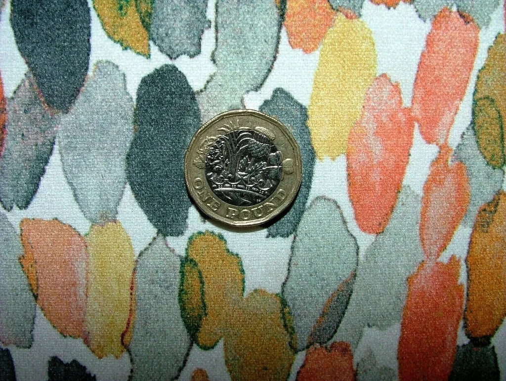 Romo Velvet Cotton Fabric Upholstery Cushion Curtain  - Orrin Blush 2.5 Metres8