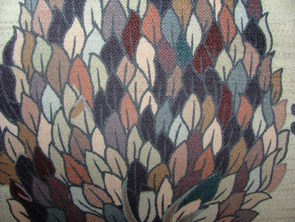 Foliage Fall Tree Cloud Velvet Designer Fabric Curtain Upholstery Cushion