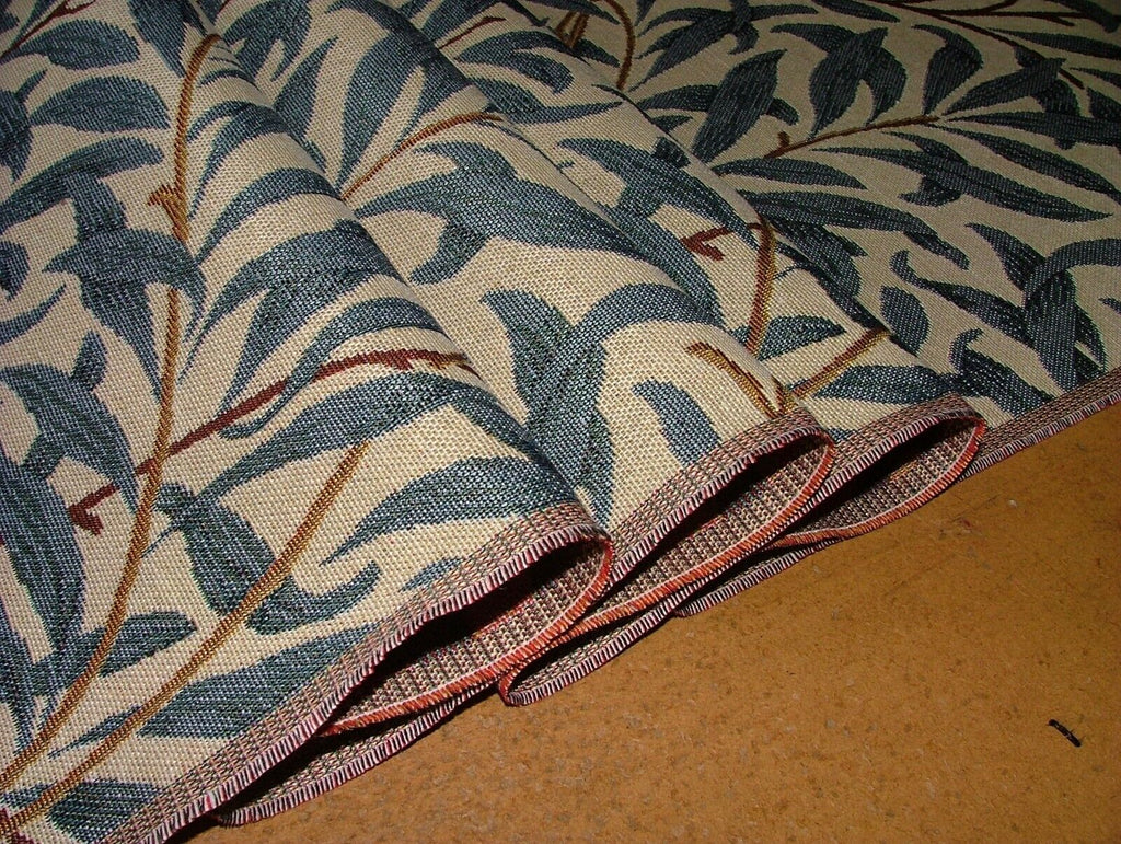 William Morris Willow Bough Blue Tapestry Curtain Upholstery Cushion Fabric