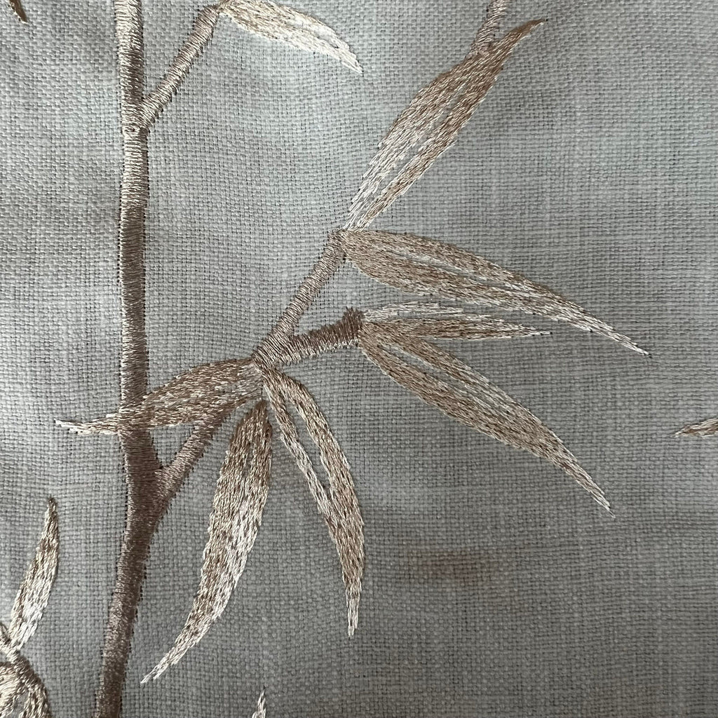 2.9 Metres iLiv Sumi Duckegg Embroidered Fabric Curtain Upholstery Cushion