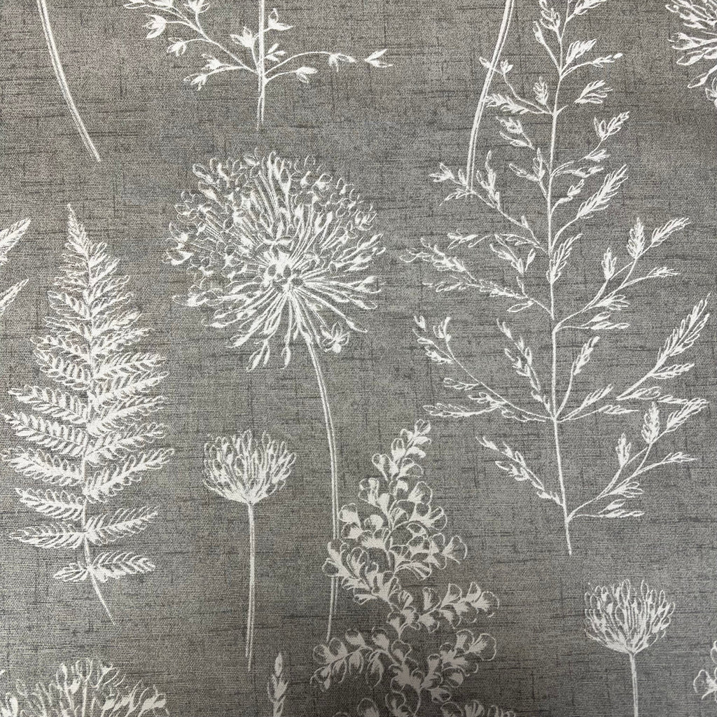 1.1 Metres iLiv Chervil Dove Grey Cotton Curtain Upholstery Cushion Blind Fabric3