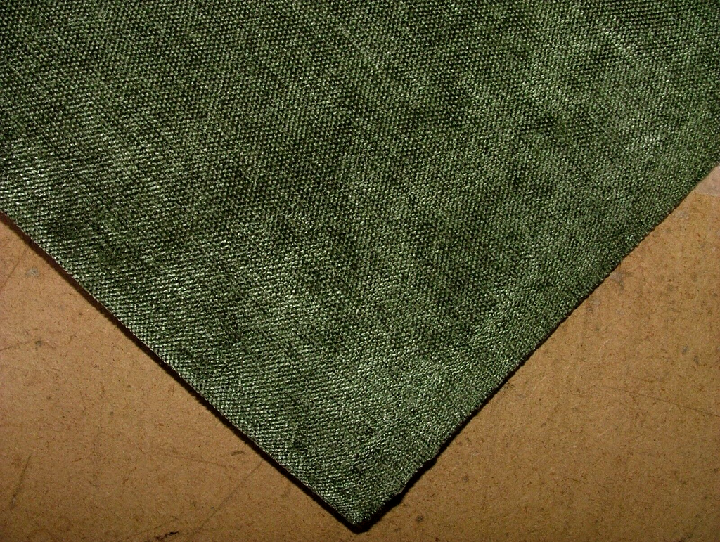 3.6 Metres Moss Flame Retardant Crib 5 Thick Chenille Fabric Upholstery Cushion