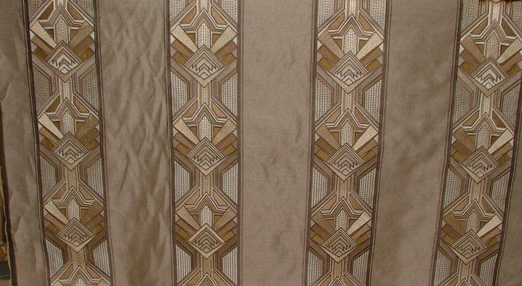 Art Deco Embroidered Gatsby Opal Jacquard Curtain Upholstery Cushion Fabric