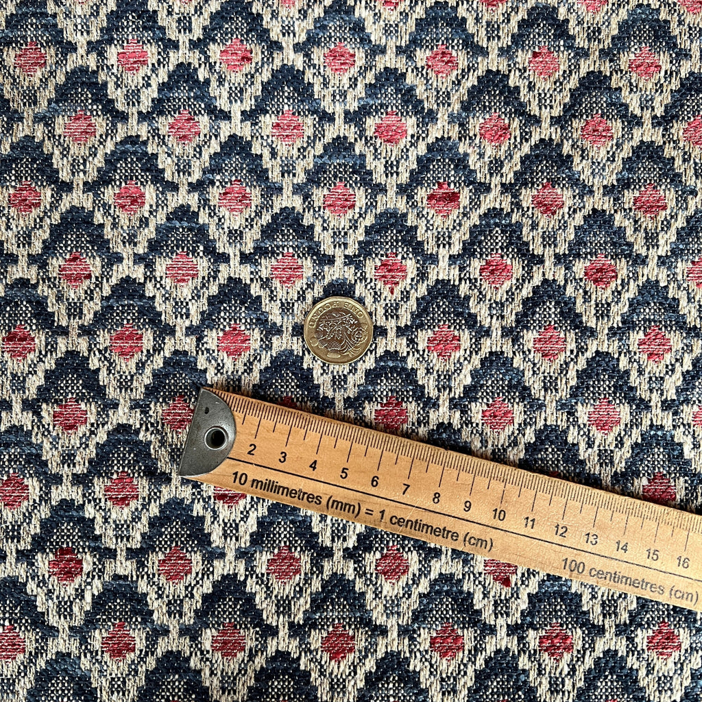 3.5 Metres iLiv Alps Indigo Heavy Woven Fabric Curtain Upholstery Cushion Craft8