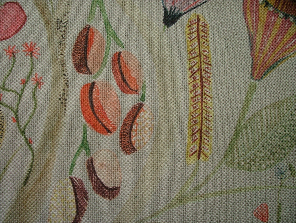 Voyage Maison Curtain Fabric LAAMORA SUMMER Linen Upholstery Cushion 8.3 METRES12