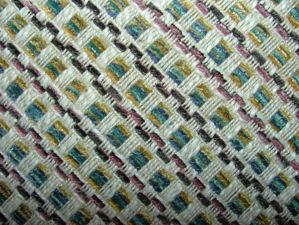 iLiv Woven Curtain Fabric 3.6 Metres Alvana Juniper Textured Cushion Upholstery3