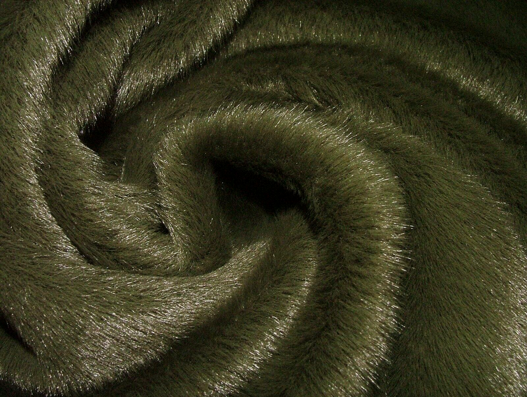 1.6 Metres Romo Zinc Benjamin Colibri Faux Fur  Fabric Upholstery RRP £192.00