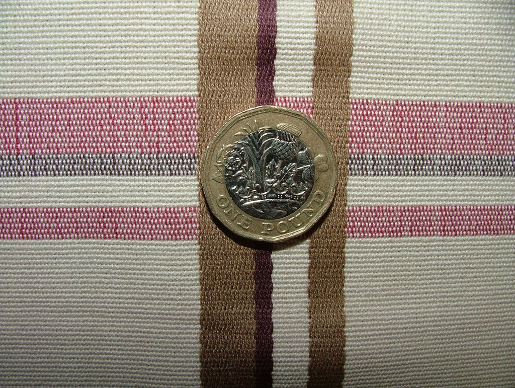 Romo Curtain Upholstery Fabric Quincey Redcurrant Woven Check - 14 Metres13