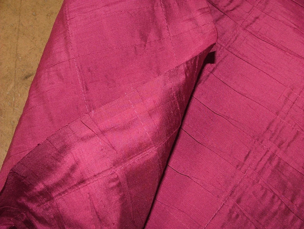 Romo Silk Curtain Fabric Azalea Pink Pleated Upholstery Cushion  - 19.5 Metres4