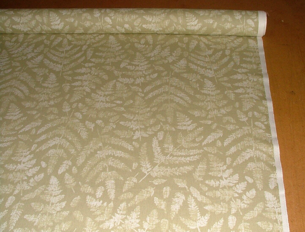 4.3 Metres iLiv Fernshore Fennel Cotton Fabric Cushion Curtain Upholstery