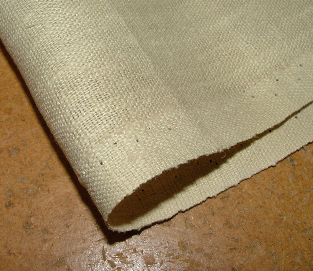100% Linen Curtain Fabric By Marvic Textiles  Colour Ecru    -    13 Metres9