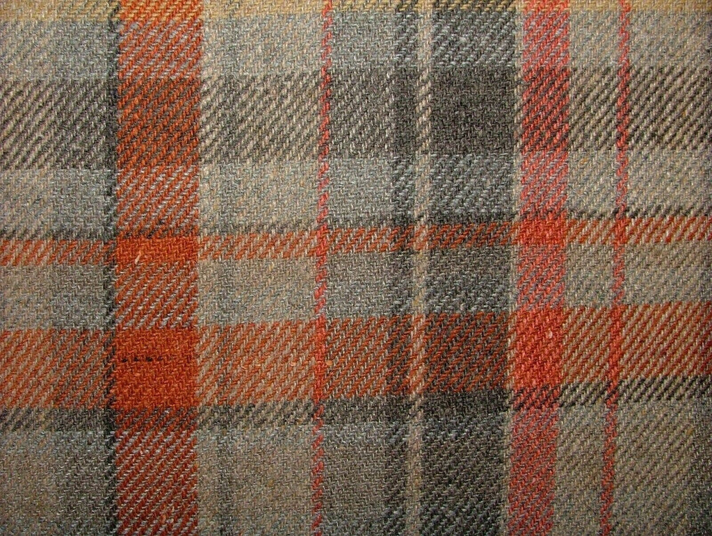 Spice Highland Wool Blend Tartan Check Upholstery Grade Curtain Cushion Fabric