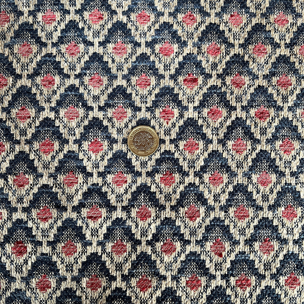 3.5 Metres iLiv Alps Indigo Heavy Woven Fabric Curtain Upholstery Cushion Craft9