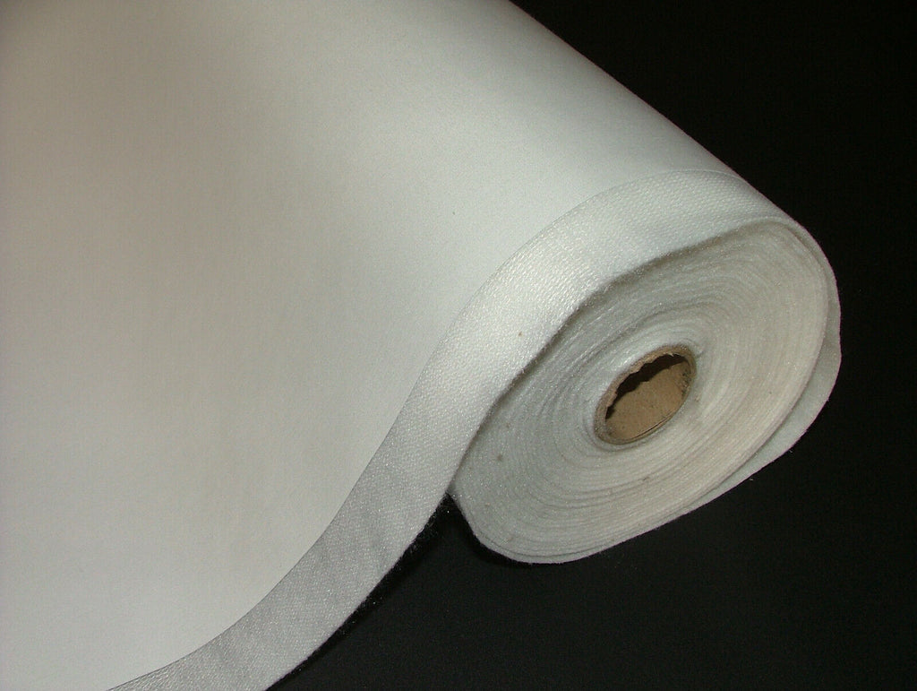 Bonded Interlining With 3 Pass Blackout Thermal Curtain Lining Ivory And White