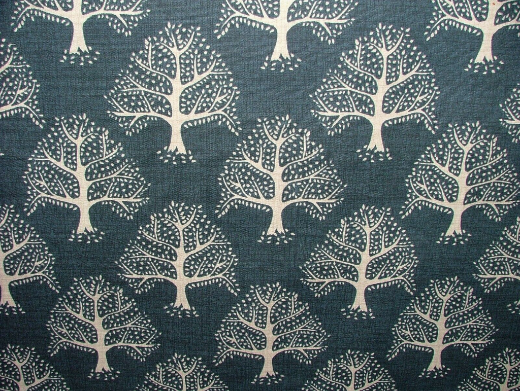 3.6 Metres iLiv Great Oak Tree Midnight Curtain Upholstery Cushion Blind Fabric