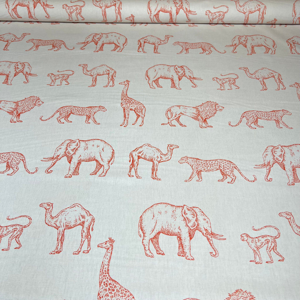 2.7m iLiv Prairie Animals Clementine Cotton Fabric Cushion Curtain Upholstery