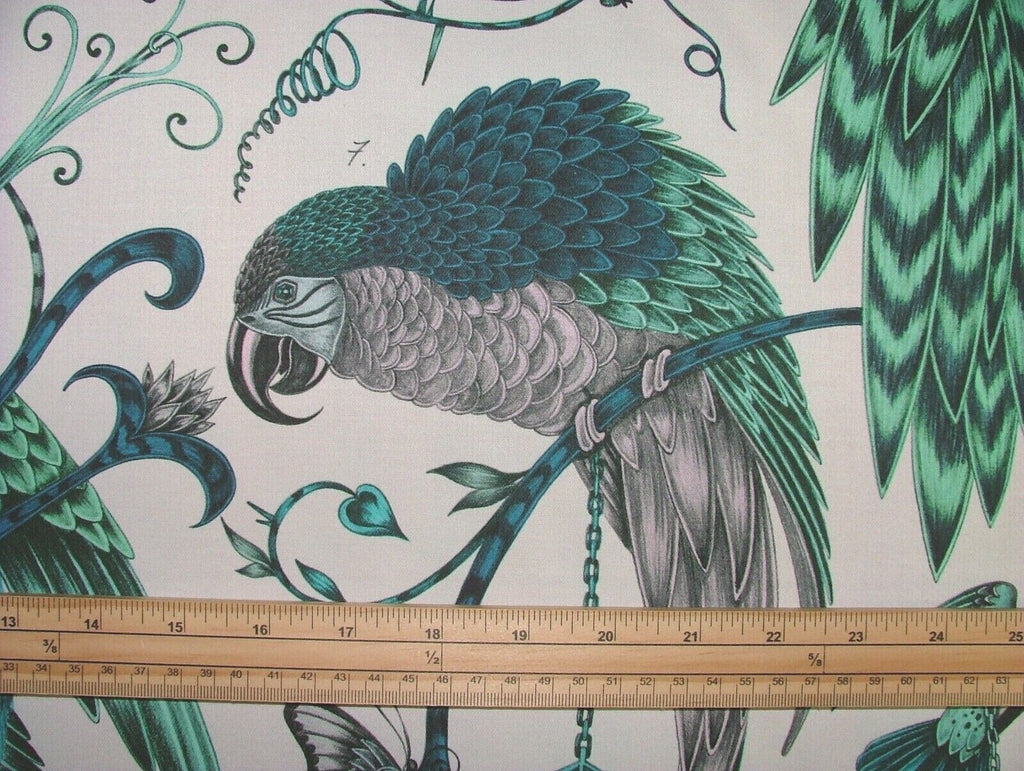 Emma J Shipley Fabric Audubon Jungle Cotton Curtain Upholstery Cushion Fabric