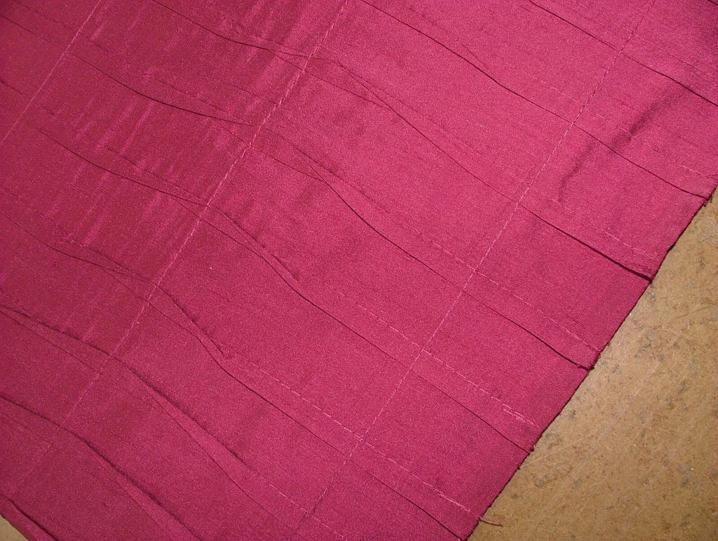 Romo Silk Curtain Fabric Azalea Pink Pleated Upholstery Cushion  - 19.5 Metres9