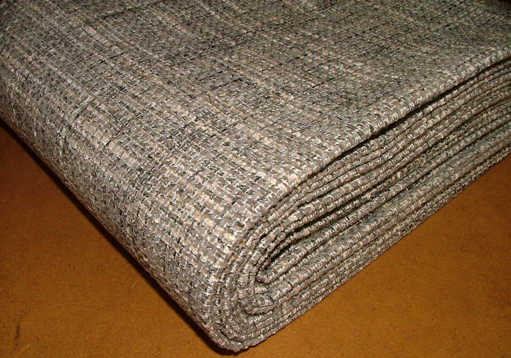 3.3  Metres iLiv Zen Dove Grey Textured Fabric Upholstery Cushion Curtain Use