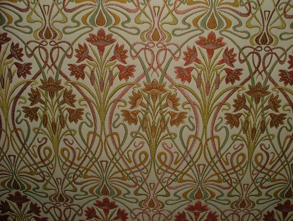 10 Metres Art Nouveau Autumn Thick Designer Jacquard Curtain Upholstery Fabric