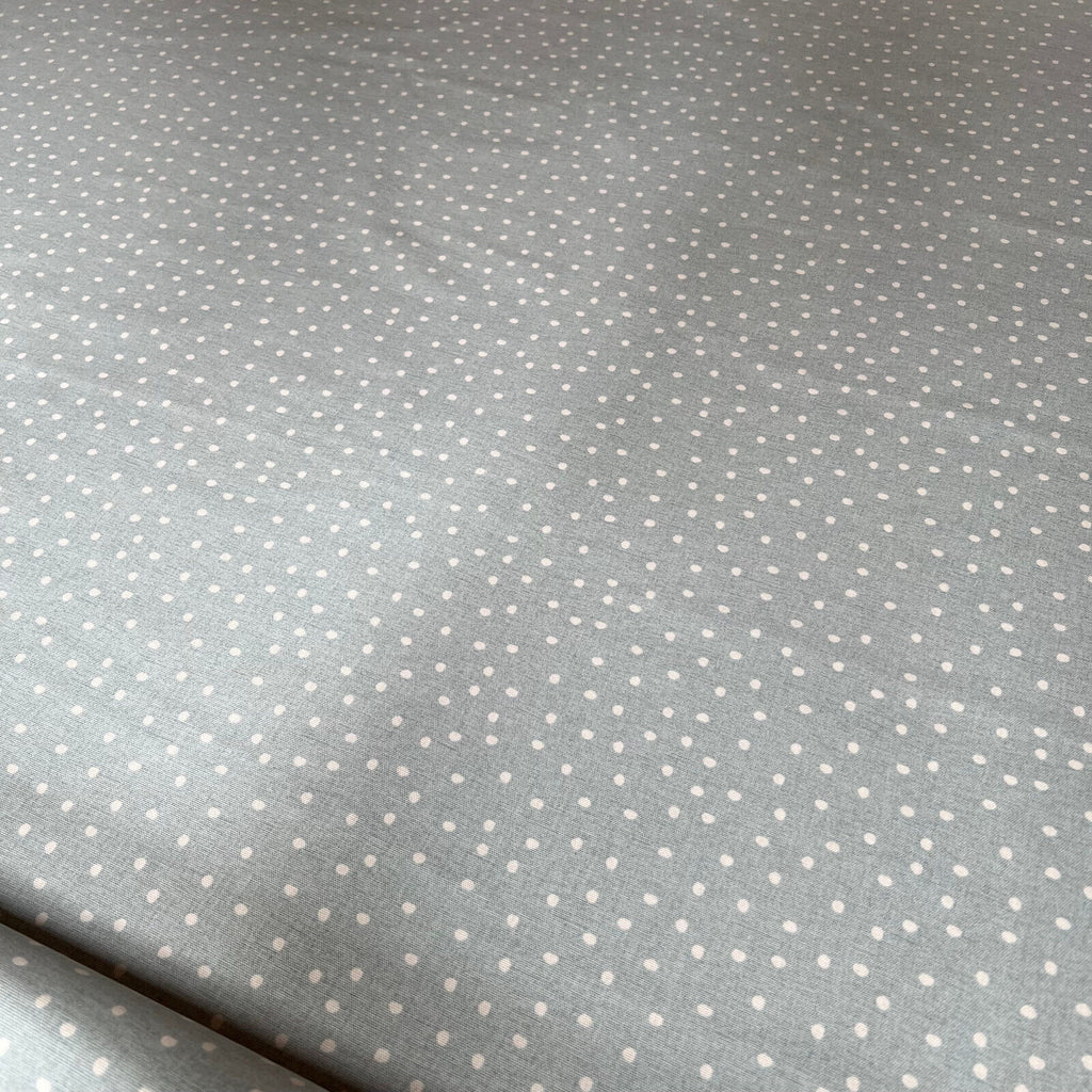 3.4 Metres iLiv Spotty Duckegg Cotton Curtain Upholstery Cushion Blind Fabric