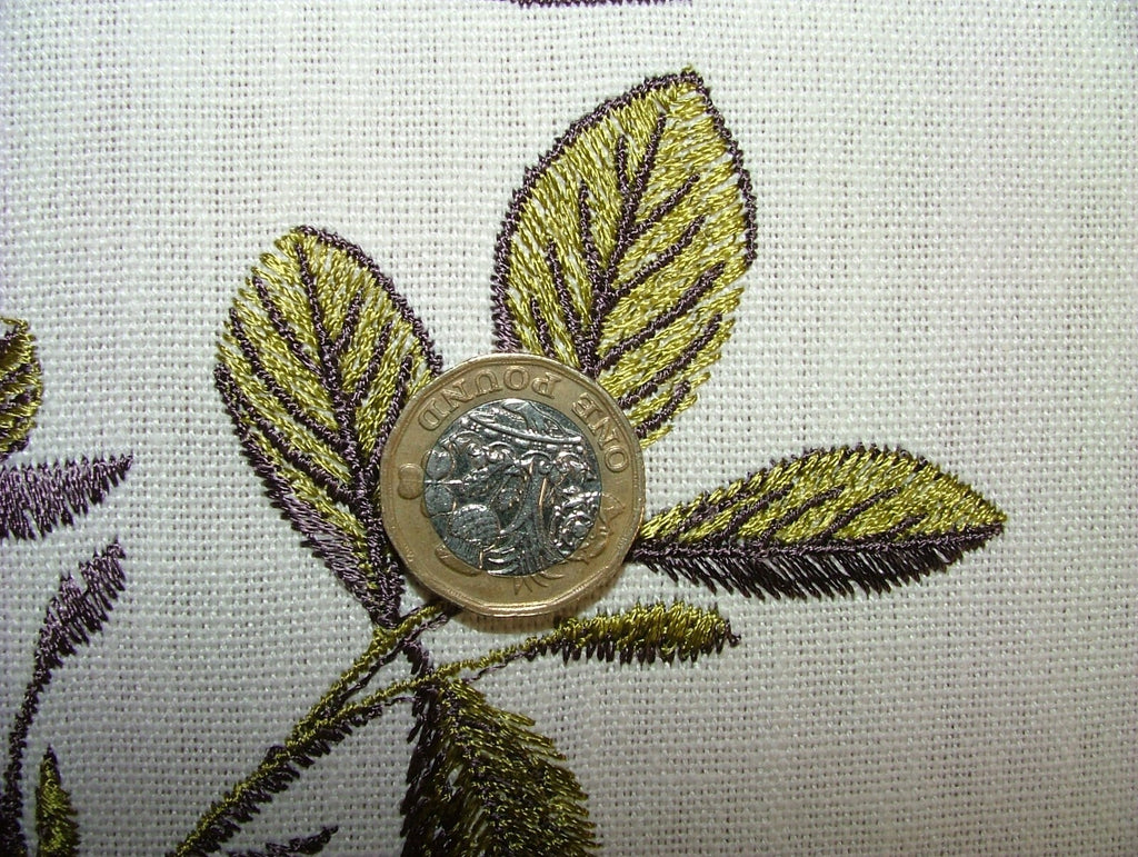 Embroidered Curtain Fabric 9 Metres Serengeti Marine Cushion Upholstery RRP £58512