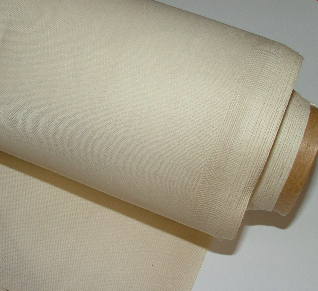 14 Metres Cream Cotton Sateen Washable Curtain Lining Fabric0