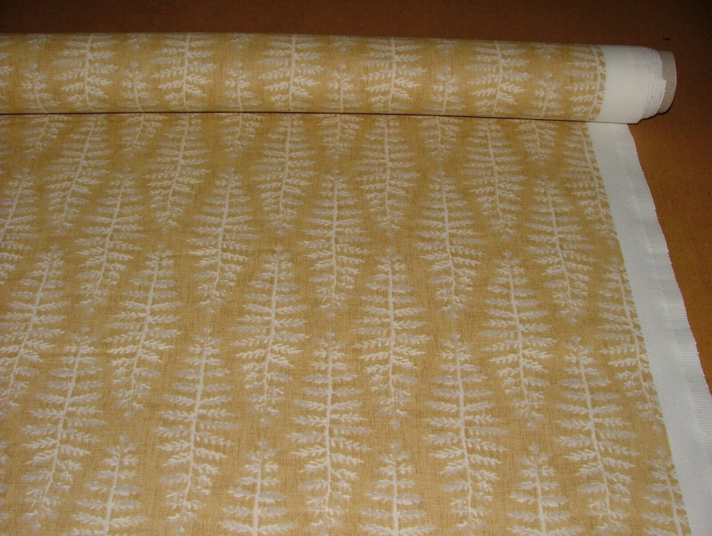 4.8 Metres iLiv Fernia Mustard Woven Cotton Fabric Cushion Curtain Upholstery