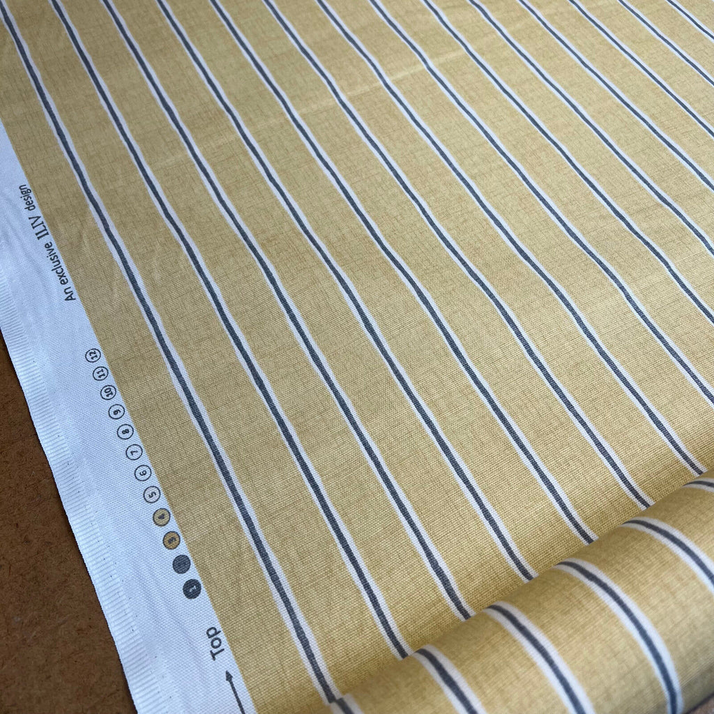 2.3 Metres iLiv Rowing Stripe Sand Curtain Upholstery Cushion Blinds Fabric